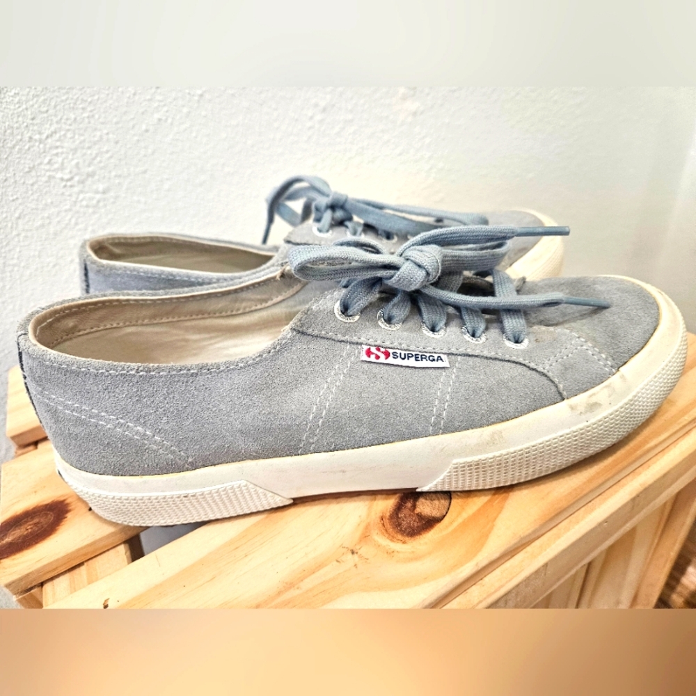 Superagra womens grey lace up shoes sneaker's